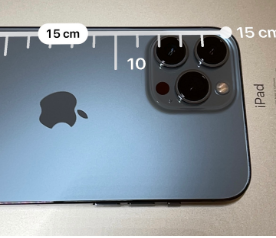 双滦苹果14维修分享如何使用iPhone14测距仪测量身高 
